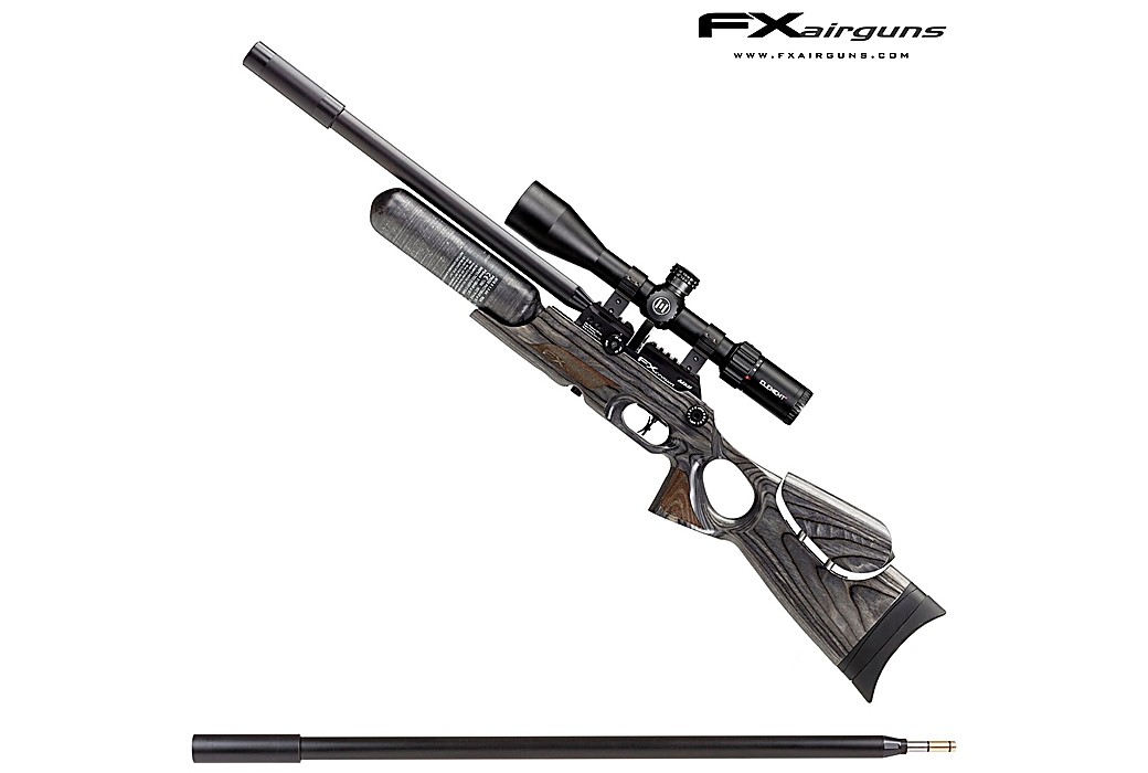 PCP AIR RIFLE FX CROWN MKII CONTINUUM BLACK-PEPPER LAMINATE