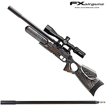 PCP AIR RIFLE FX CROWN MKII CONTINUUM BLACK-PEPPER LAMINATE