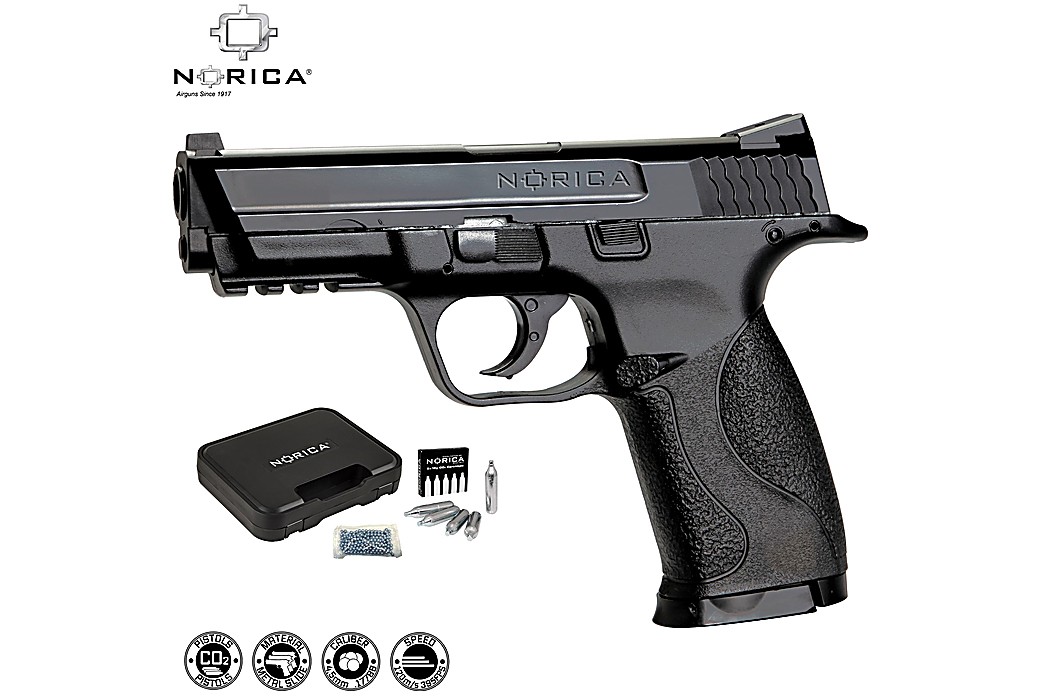 AIR PISTOL NORICA N.A.C. 1703 PACK (M&P 40 Replica)