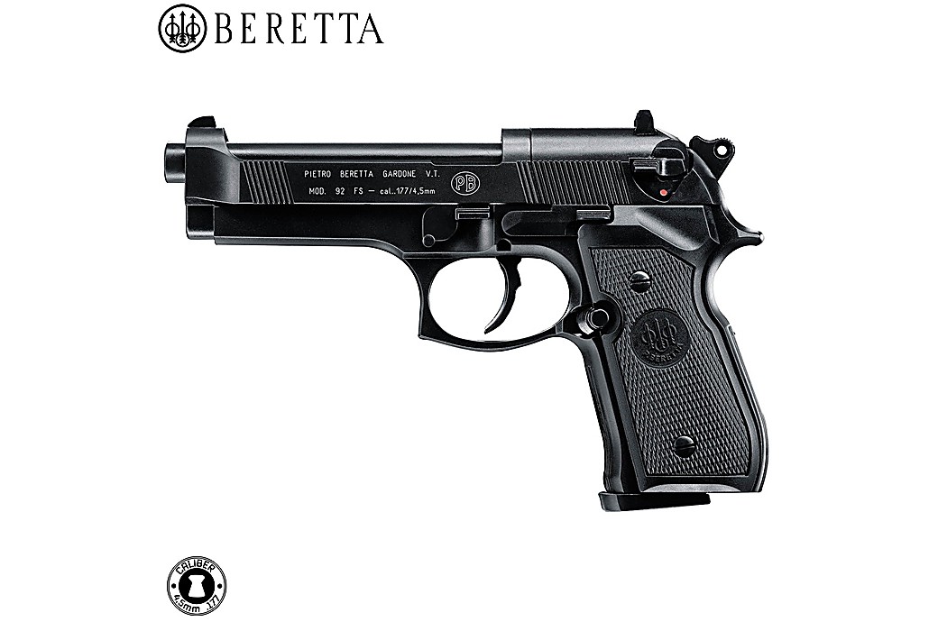 CO2 AIR PISTOL BERETTA M92 FS FULL METAL PELLET