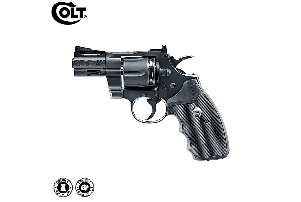 CO2 REVOLVER COLT PYTHON 2.5" PELLET / BB POLYMER