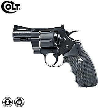 Revólver CO2 2.5" Balines / BB Colt Python 357 Polímero