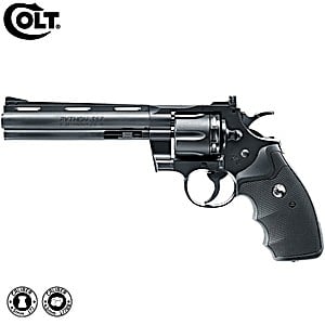 REVÓLVER CO2 6" CO2 CHUMBO / BB COLT PYTHON 357 POLÍMERO