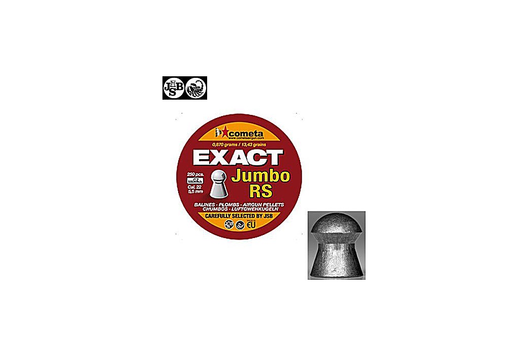 JSB EXACT RS JUMBO 250pcs 5.52mm (.22)