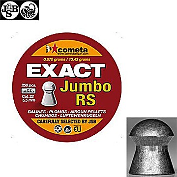JSB EXACT RS JUMBO 250pcs 5.52mm (.22)