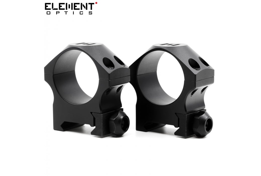 ELEMENT OPTICS ACCU-LITE MOUNTS 2pc 30mm MEDIUM Weaver/Picatinny