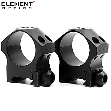 Element Optics Accu-Lite Mounts 2pc 30mm Medium Weaver/Picatinny