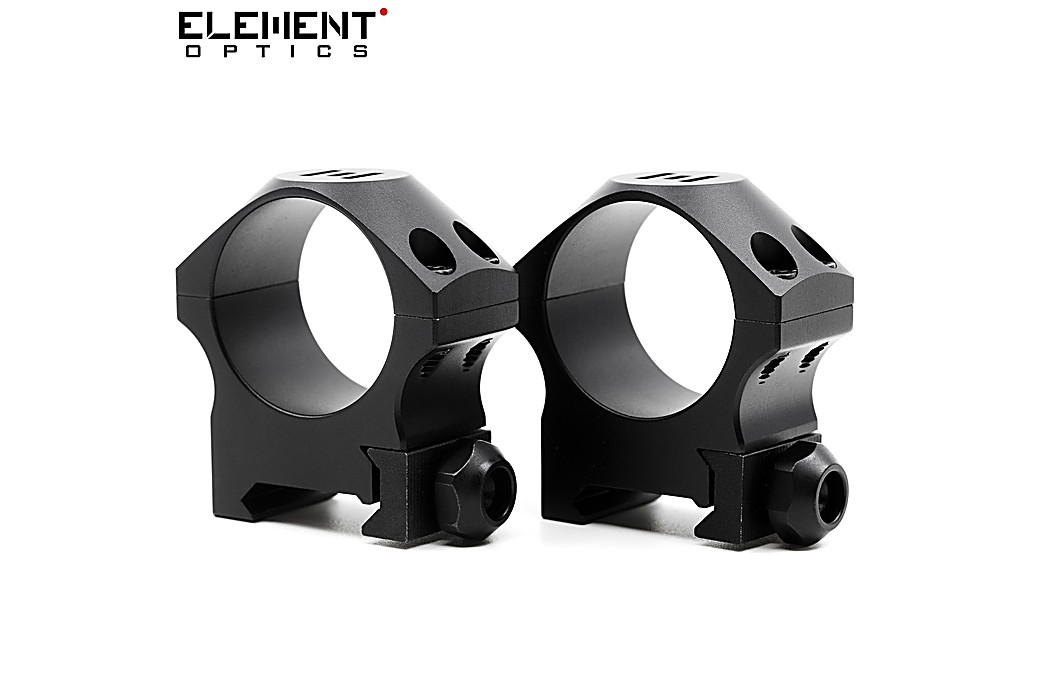 ELEMENT OPTICS ACCU-LITE MOUNTS 2pc 30mm HIGH Weaver/Picatinny