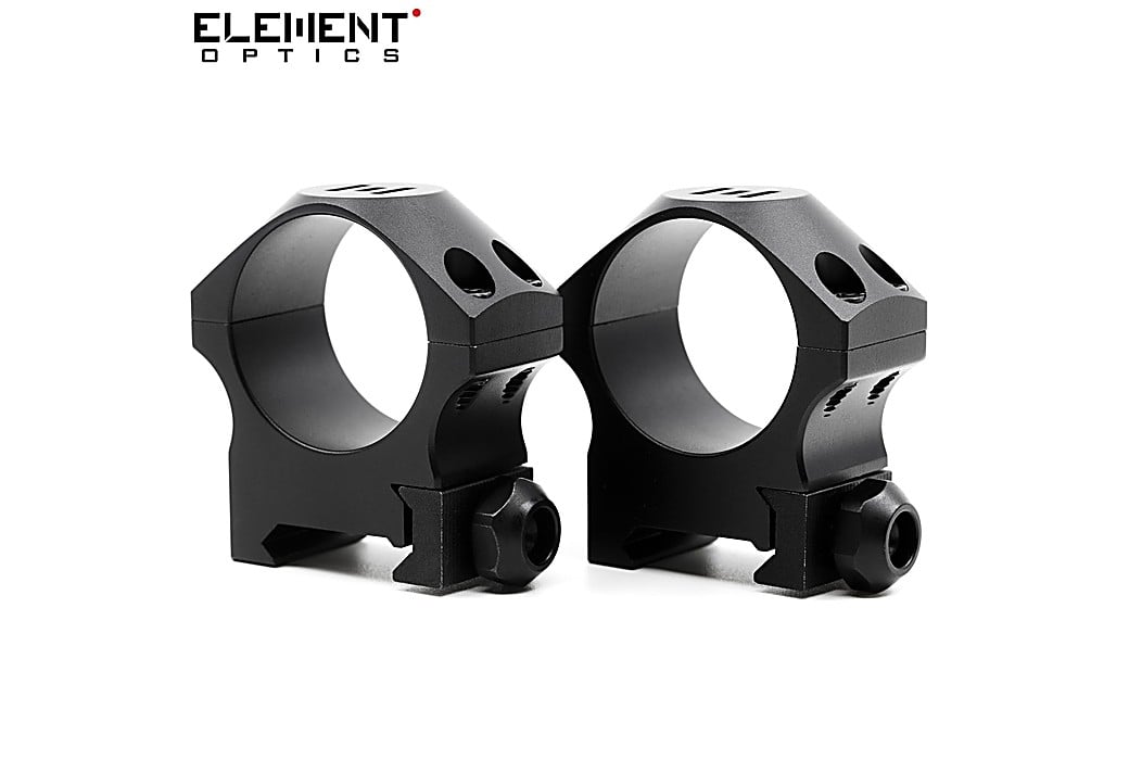 ELEMENT OPTICS ACCU-LITE MOUNTS 2pc 34mm MEDIUM Weaver/Picatinny