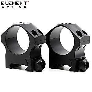 ELEMENT OPTICS ACCU-LITE MOUNTS 2pc 34mm HIGH Weaver/Picatinny