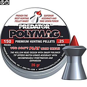 Air gun pellets JSB POLYMAG 150pcs 6.35mm (.25)