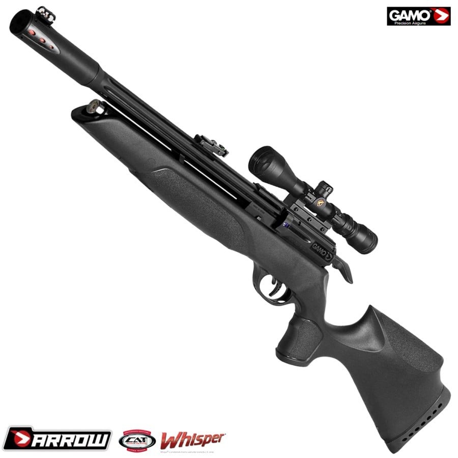 Arrow PCP .22 Multi-Shot 10X PCP Pellet Rifle Straight Loading - GAMO