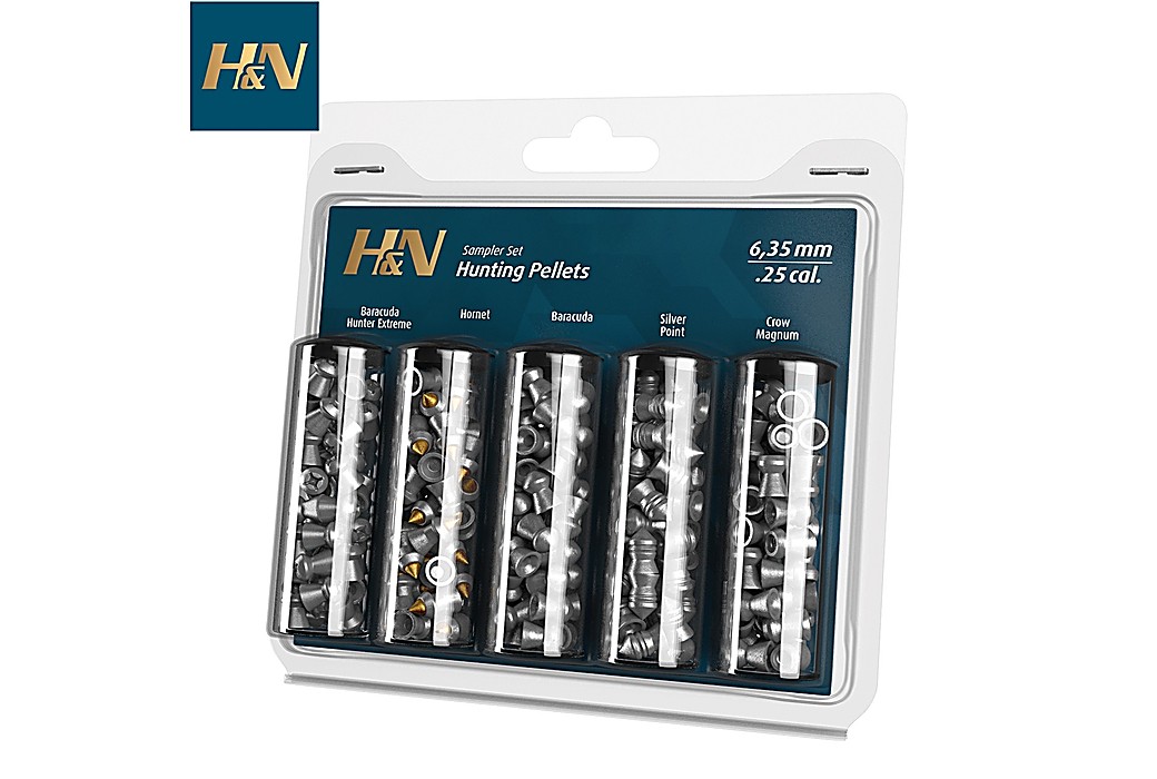 Air gun pellets H&N PACK HUNTING PERFORMANCE 6.35mm (.25) 195PCS