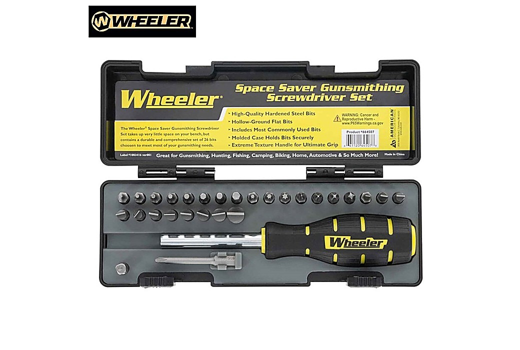 WHEELER SPACE SAVER GUNSMITHING SCREWDRIVER SET 664507