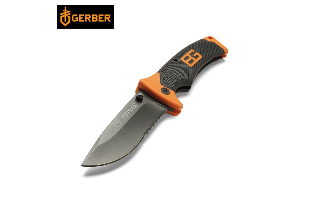 GERBER POCKET KNIFE BEAR GRYLLS SHEATH 31-000752