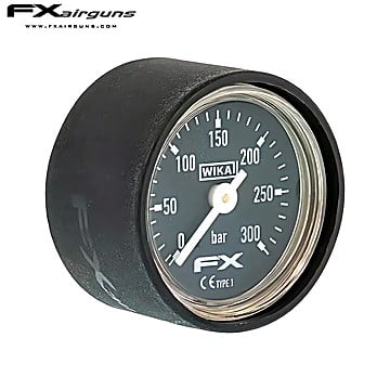 FX Pressure Gauge WIKA 27mm 1/8 IMPACT MKII 0-300BAR