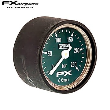 FX Pressure Gauge WIKA 27mm 1/8 IMPACT MKII 0-300BAR