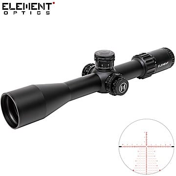 Lunette De Tir Element Optics Titan 3-18X50 FFP MRAD APR-2D