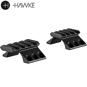 Hawke Peça superior P/ Montagens 2PCS Picatinny/Weaver 30mm Parafuso Triplo