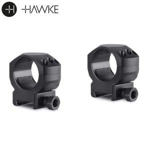 Hawke Precision Monturas Acero 30mm 2PC Weaver Media
