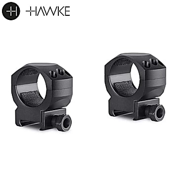 Hawke Tactical Ring Mounts 30mm 2PC Weaver Medium