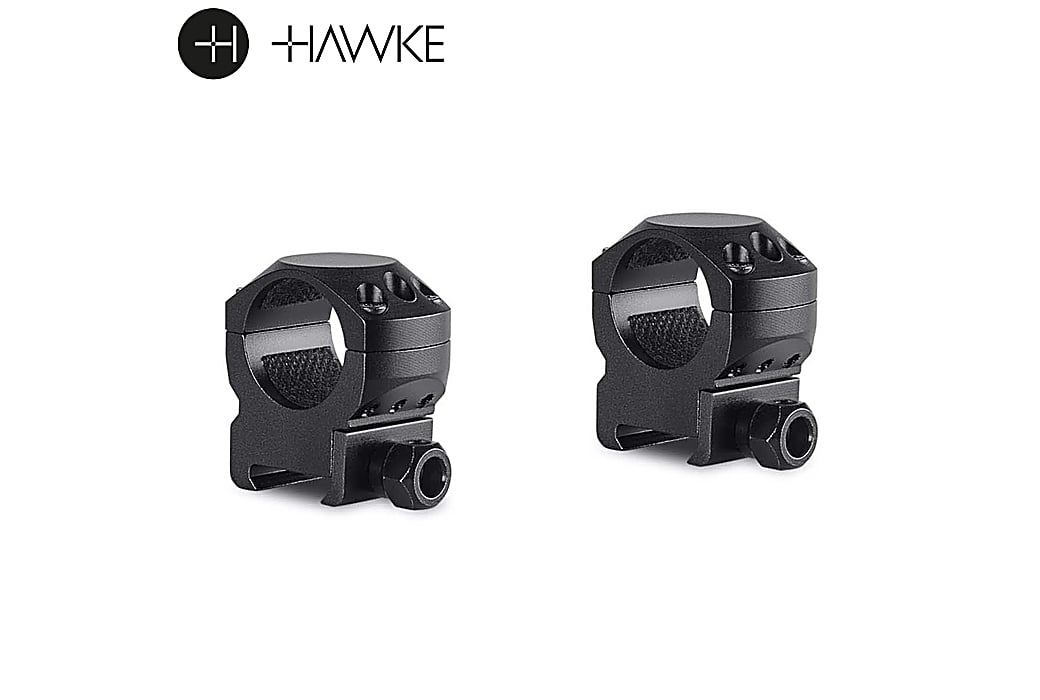 Hawke Tactical Montagens 1" 2PC Weaver Médio