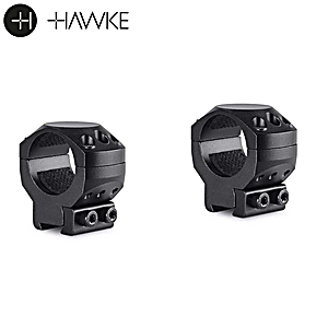 Hawke Tactical Montagens 1" 2PC Dovetail Médio