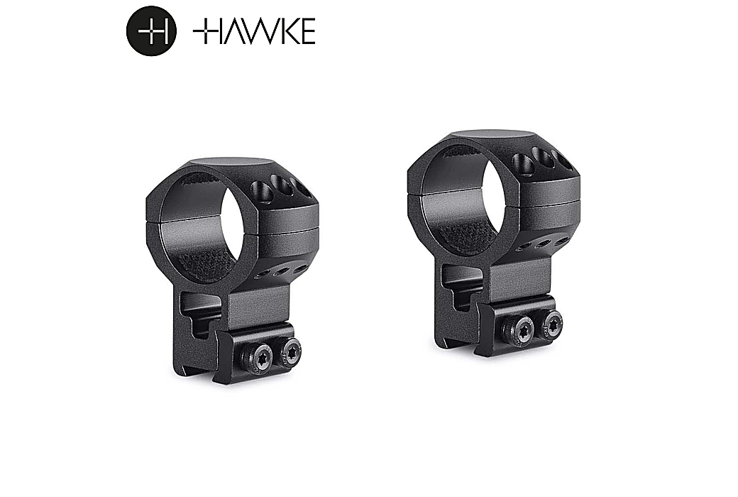 Hawke Tactical Montagens 30mm 2PC Dovetail Extra Alto