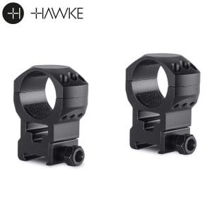 Hawke Tactical Ring Mounts 30mm 2PC Weaver Extra High