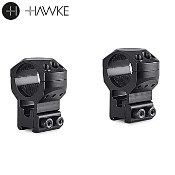 Hawke Tactical Montagens 1" 2PC 9-11mm (3⁄8”) Dovetail Extra Alto