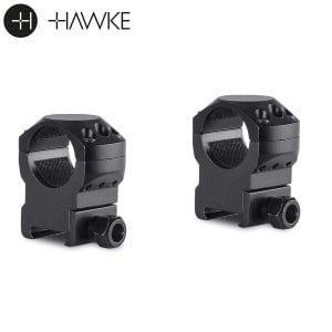 Hawke Tactical Ring Mounts 1" 2PC Weaver High