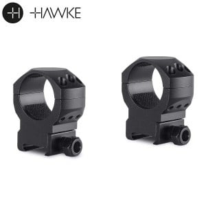 Hawke Tactical Ring Mounts 30mm 2PC Weaver High