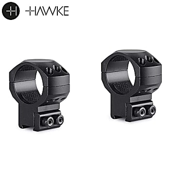 Hawke Tactical Montagens 30mm 2PC 9-11mm (3⁄8”) Dovetail Alto