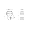 Hawke Tactical Aluminium Ring Mounts 1" 2PC 9-11mm (3⁄8”) Dovetail Extra High