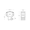 Hawke Tactical Aluminium Ring Mounts 30mm 2PC 9-11mm (3⁄8”) Dovetail High