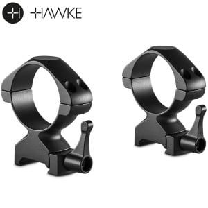 Hawke Precision Steel Ring Mounts 34mm 2PC Weaver Medium