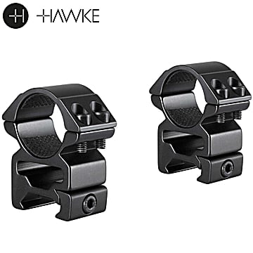 Hawke Montagem 2 Pcs 1" Weaver Alta