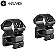 Hawke Montage 2Pcs 1" Weaver Haut