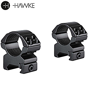 Hawke Montage 2Pcs 1" Weaver Moyen