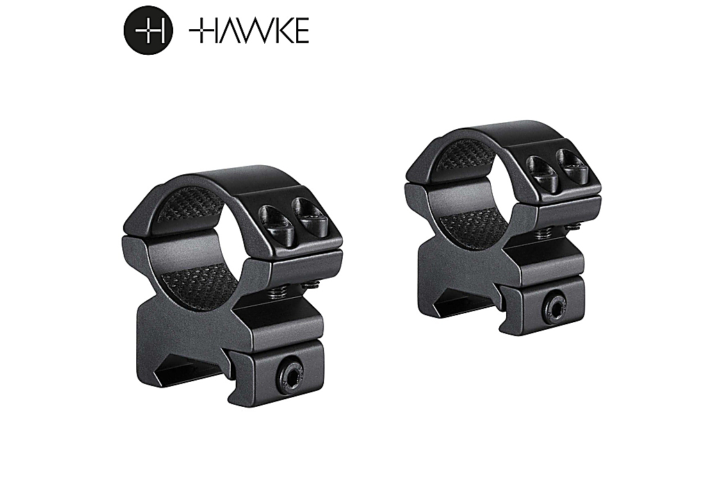 Hawke Montage 2Pcs 1" Weaver Moyen