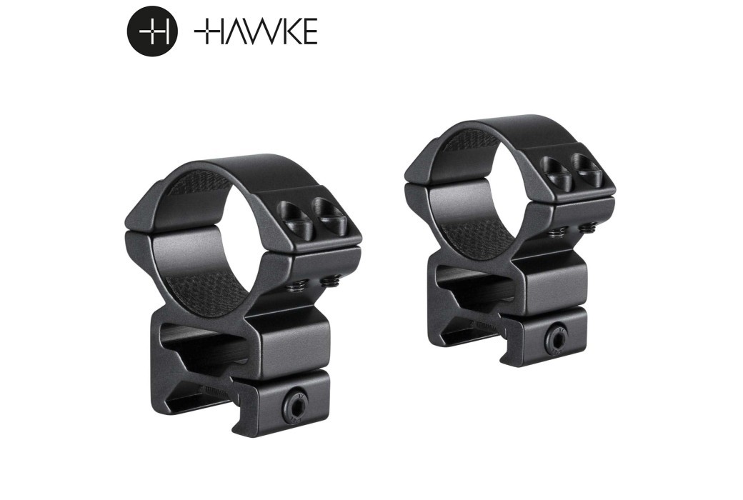Hawke Montage 2Pcs 30mm Weaver Haut