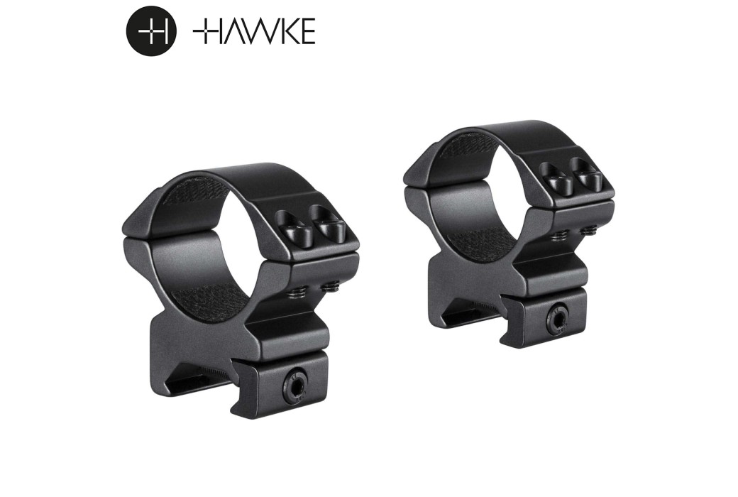 Hawke Montage 2Pcs 30mm Weaver Moyen