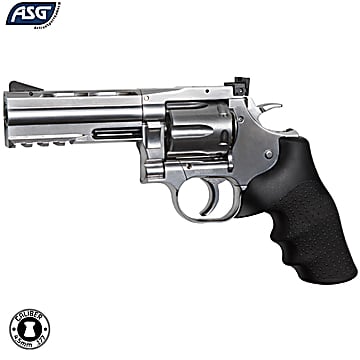 CO2 Air Pistol ASG Dan Wesson 715 4" pellets Revolver silver