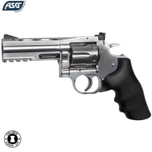 Pistola CO2 ASG Dan Wesson 715 4" pellets Revolver silver