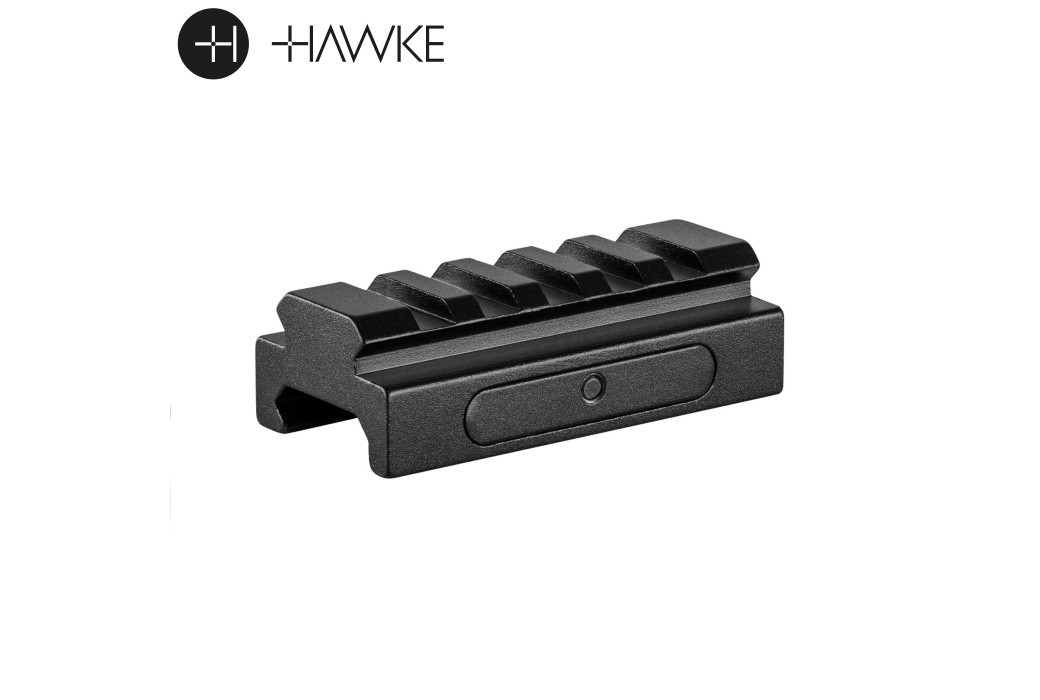 Hawke Adapteur 1Pc Picatinny à 0,5"/13 mm Picatinny