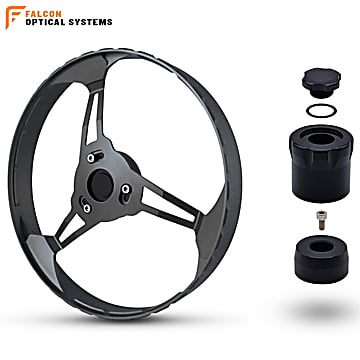 Roda de Paralaxe magnética de 160mm e torreta Garima Design para Falcon X50