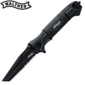 Walther Couteau de Poche BTTK Black Tac Tanto