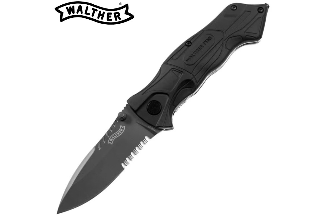 Walther Pocket Knife BTK3 Black TAC