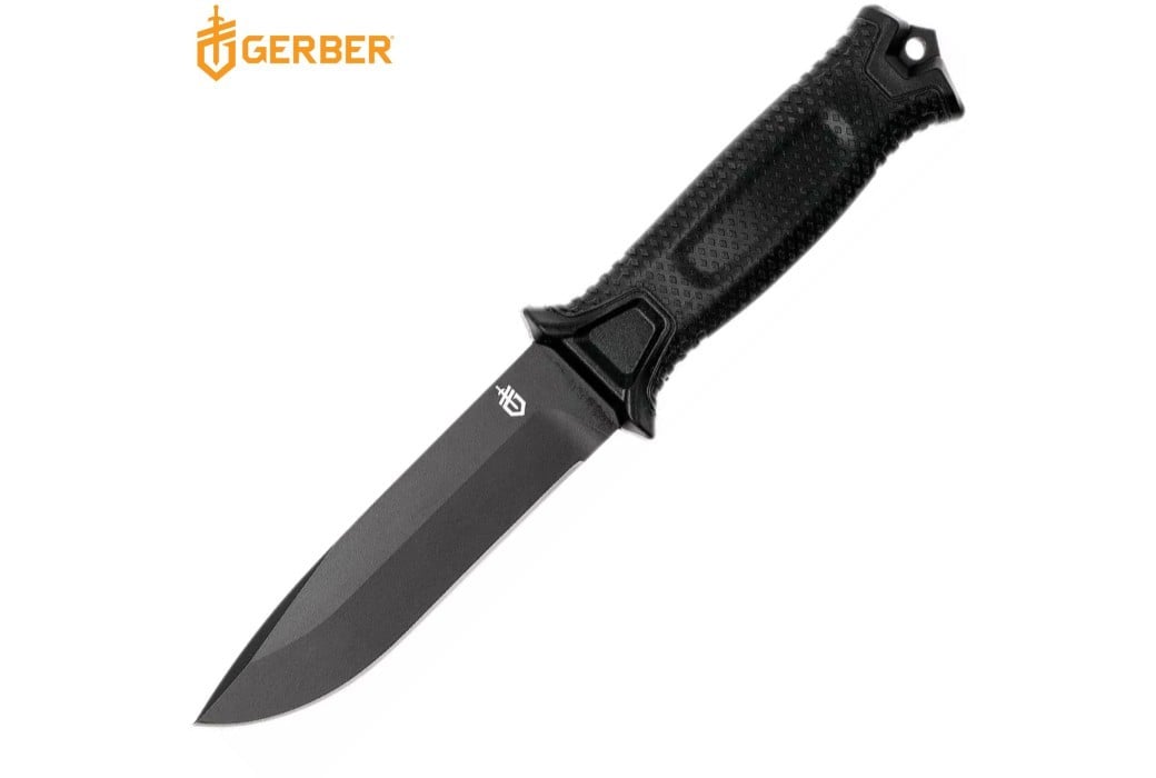 Gerber Knife Strongarm Blade with Smooth Edge Black
