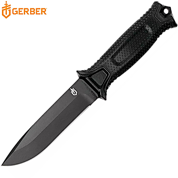 Gerber Couteau Strongarm Lame Lisse Noir